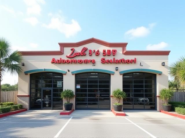 Exterior view of Italia of SW FL LLC automotive repair shop building