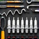 Spark plugs and engine maintenance tools